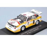 Audi Quattro S1 #2 4Th Monte Carlo 1986 W.Rohrl-C.Geistdorfer 1:43 Model Wrc003