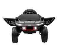 Audi RS Q e-tron auto elettrica per bambini, 35 Wx2, 12 V, auto elettrica per bambini, con telecomando 2.4G, auto per bambini con clacson, LED, blocco di sicurezza, Bluetooth e musica, pneumatici Eva
