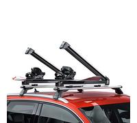 Audi Supporto per Sci e Snowboard 4M0071129, per Bagagli a T, fino a 4 Paia di Sci o 2 Snowboard, senza Funzione Estraibile, Colore Argento