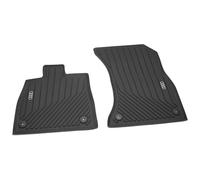 Audi Tappetini in Gomma Originali, TPE con 20% Materiale Riciclato, Compatibile con Q5/SQ5 (GU) dal 2025, Set da 2 Pezzi, Nero, Anteriori, Su Misura