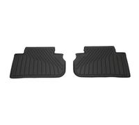 Audi Tappetini in Gomma Posteriori, TPE con 20% Materiale Riciclato, Compatibile con Q5/SQ5 (GU) dal 2025, Antiscivolo, Nero