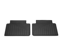Audi Tappetini in Gomma TPE, Compatibile con A6/S6 e-tron dal 2025, Set di 2 Pezzi, Nero, per Sedili Posteriori, 100% su Misura