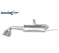 Audi TT (type 8J) 1.8 TFSI (160cv) 2008-2014 Posteriore con uscita 2 x diam. 80