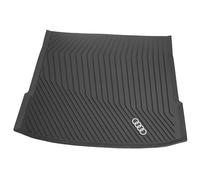 Audi Vasca Bagagliaio Originale, TPE con 20% Materiale Riciclato, Compatibile con Q6 e-tron e SQ6 e-tron dal 2024, con Logo Audi in Contrasto, Nero