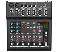 Audibax 1002 FX USB - Console di Missaggio Audio - Mixer Audio a 10 Canali - DSP con Effetti Integrati - Interfaccia USB - Equalizzatore a 3 Bande - Alimentazione Phantom 48 V