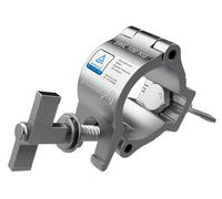 Audibax ACP-4852100S+K - Morsetto per Truss con Diametro 48-52 mm - Gancio per Traliccio Luci con un Carico Massimo di 100 kg - Morsetto per Luci da Palco - Morsetto per il Fissaggio di Testa Mobile