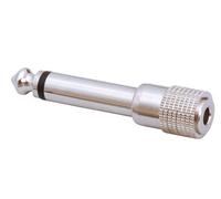 Audibax Adattatore Jack Mono Maschio da 6,3 mm a Mini Jack Mono Femmina da 3,5 mm - Adattatore di Collegamento Cavo - Convertitore per Cuffie, Altoparlanti, Amplificatore, Mixer Audio