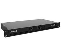 Audibax Akron 2-2400 - Amplificatore di Potenza Digitale - 2 Canali da 600W di Potenza Regolabile - Facile Controllo del Suono - Connessione in Modalità Bridge, Stereo o Parallela - XLR e Speakon