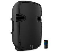 Audibax Arkansas 12 Cassa Bluetooth con USB/SD, Cassa 2 Attiva Vie, Potenza 400 W, Nero, Controllo a distanza, Equalizatore, 420 x 345 x 633 mm