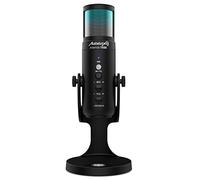 Audibax Atenas 1500 - Microfono a Condensatore da Studio - Include Supporto da Tavolo e Cavo USB - Risposta in Frequenza 20 Hz/20 KHz - Microfono USB con Uscita Cuffie