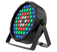 Audibax Austin 27 - Faretto LED Disco - Faretto Mobile Professionale - Dotato di 54 Luci LED RGBW da 0,5W - Sincronizzazione con Musica - Modalità Automatica - Connessione DMX 8 Canali