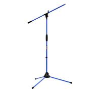 Audibax - Supporto microfono da pavimento Ayra 10 - Braccio regolabile, clip, base - Blu