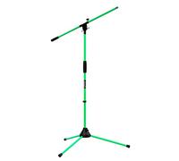 Audibax Ayra 10 Verde - Supporto per Microfono da Pavimento - Supporto con Braccio Regolabile e Clip per Microfono - Supporto per Microfono con Base - Design Pieghevole e Regolabile in Altezza