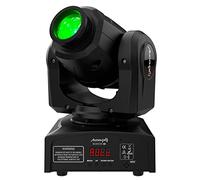 Audibax Boston 30 - Testa Mobile per Discoteca - Luci LED DJ - Messa a Fuoco Mobile Professionale - Dispone di 1 Luce da 30 W - 1 Luce Spot Bianca e 7 Colori - Flash da Discoteca - Controllo Multiple