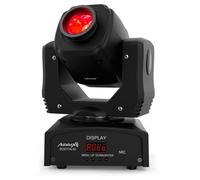 Audibax Boston 60 - Testa Mobile per Discoteca - Luci LED DJ - Messa a Fuoco Mobile Professionale - Dispone di 1 Luce da 60W - 1 Luce Spot Bianca e 7 Colori - Flash da Discoteca - Controllo Multiple