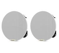 Audibax Casse Spitir CM508-BT, Casse da Incasso Muro/Soffitto Bianche bluetooht 5.25, Grande potenza da 30W, Colore: Bianco, Retina Metallica