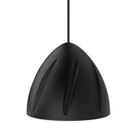 Audibax Drop 6 Black - Altoparlante Sospeso Passivo - Potenza Regolabile da 40W a 5W - Design Semplice ed Elegante - Altoparlante Sospeso per Installazione a Soffitto - Impedenza di Linea 100V
