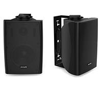 Audibax Elipse 6 Nero - Diffusori Passivi da Scaffale HiFi - Coppia di Altoparlanti Stereo a 2 Vie - Potenza Continua di 40W - Montaggio a Parete Incluso - Altoparlanti con Woofer da 6,5"