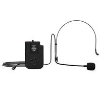 Audibax Headset Wireless Mic Freq 194,50 MHz - Microfono Headset Wireless - Frequenza di Connessione 194,50 MHz - Portata Approssimativa di 20 Metri - Funzionamento a Batteria