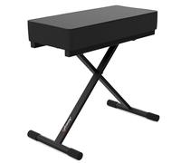 Audibax KB150 - Panca per Pianoforte o Tastiera - Panca per Pianoforte Pieghevole Resistente - Altezza Regolabile da 49 a 58 cm - Sgabello Imbottito per Tastiera - Piedini in Gomma Antiscivolo