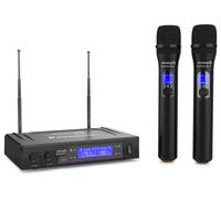Audibax Missouri 2000 A - Sistema Microfonico Wireless Doppio VHF - Microfono Wi