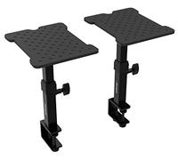 Audibax Neo STM-15 - Supporto da Tavolo per Diffusori - Supporto per Monitor da Studio - Altezza Regolabile da 22,4 a 29,6 cm - Angolo Regolabile Fino 10º - Compatibilità Universale con Diffusori HiFi