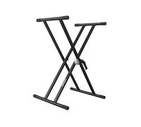 Audibax Onyx 130 Soporte Premium Tijera Doble para Teclado (Yamaha, Casio, Roland, Korg)