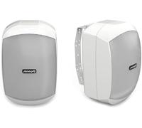 Audibax Ovo 6 White Ovo 6 Black - Diffusori HiFi Passivi da Scaffale - Altoparlanti IP65 - Coppia di Diffusori da 60W Continui - Alimentazione di Linea 100V - Staffa a Muro Inclusa - Diffuso