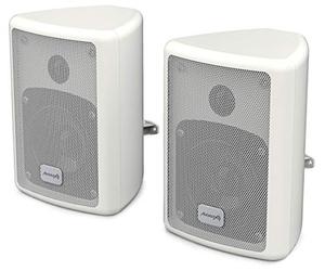 Audibax Pícolo PR-41W - Diffusori Passivi da Scaffale HiFi - Coppia di Altoparlanti Stereo a 2 Vie - Rinforzo 75W - Montaggio a Parete Incluso - Altoparlanti con Woofer da 4" - Suono Surround