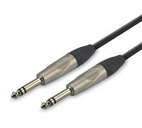 Audibax Pro Cavo da Jack Stereo a Jack Stereo - Connettori placcati oro 24k - Rivestimento in PVC - Massimo isolamento - Lunghezza 3 metri - Colore nero