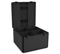Audibax PRO-PAR Case - Flight Case per 4 Faretti PAR 56 o Mini Teste Mobili - Custodia per Illuminazione - 4 Scomparti Separati - Borsa Robusta e Resistente - Doppia Chiusura e Maniglia - Schiuma