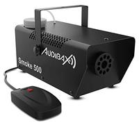 Audibax Smoke 500 - Macchina del Fumo con Liquido per Prima Prova - Macchina del Nebbia con Telecomando - Potenza 500W - Capacità 250 ml - Fumo al Minuto di 50m3 - Riscaldamento in 3 min
