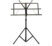 Audibax SP1 - Leggio per orchestra - Supporto per spartiti pieghevole - Leggio con altezza regolabile - Include clip per spartiti - Altezza regolabile da 64 a 127 cm - Realizzato in acciaio
