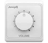 Audibax Wall 12 - Controllo Volume a Parete - Potenziometro per Altoparlanti - Manopola Volume a 11 Livelli - Potenza Massima 12W - Controllo Audio 1 Canale