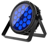 Audibax Water 180 - Faretto da Discoteca a LED - Potenza 180W - Protezione IP65 - Faretto Professionale da Esterno Dotato di 18 luci LED RGBW 10W - Sincronizzazione Musicale e modalità Automatica