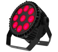 Audibax Water 90 - Faretto LED Disco - Faretto Mobile Professionale - Dotato di 9 Luci LED RGBW da 10W - Sincronizzazione con Musica - Modalità Automatica - Connessione DMX 4/8 Canali