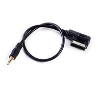 Audio 3,5 mm AMI MDI MMI AUX cavo music interface adattatore compatibile con Audi A3 A4 A5 A6 A8 VW Jetta Golf Passat per il collegamento da auto a telefono (100 cm)