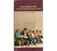 Audio Abridgement CD set for study and review, SOCIOLOGY Brief Introduction 7/e by Richard T. Schaefer by Richard T. Schaefer (2006-01-01)