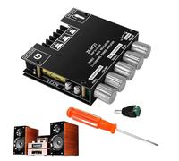 Audio Amplifier Modules Home Theater | 9.3x9x2.2cm Channel,Audio Power Amp Module - Seamless Wireless For Home Car Workshop Outdoor Gamers Garage DIY Enthusiasts Hobbyists