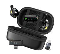 Audio Array AM-W22 - Microfono wireless 24 bit/48 Khz per fotocamera/iPhone/Android/iPad/laptop, microfono Lav con custodia di ricarica, riduzione del rumore AI, batteria 50H, portata 70 m, per