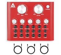 Audio Array Interfaccia mixer per schede audio Bluetooth AI-12 USB | 2 ingressi microfono, 2 uscite smartphone e PC/Mac | Registrazione karaoke, streaming mobile/PC, trasmissione audio in diretta |