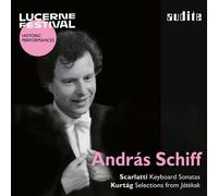 Audio Cd Andras Schiff: Plays Scarlatti & Kurtag - Lucerne