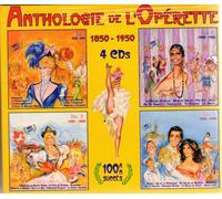 Audio Cd Anthologie De L'Operette 1850-1950 (4 Cd)