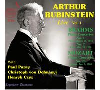 Audio Cd Arthur Rubinstein Live, Vol.1: Brahms, Mozart, Chopin (2 Cd)