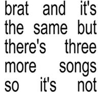 Audio Cd Charli Xcx - Brat And It's The Same But There's Three More Song