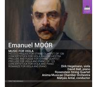 Audio Cd Emanuel Moor - Music For Viola