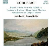Audio Cd Franz Schubert - Piano Works For Four Hands, Vol.3