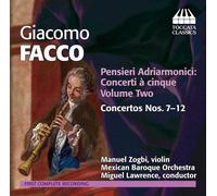 Audio Cd Giacomo Facco - Pensieri Adriarmonici, Vol.2- Lawrence Miguel Dir