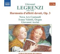 7104020 Audio Cd Giovanni Legrenzi - Harmonia D'Affetti Devoti, Op. 3 (2 Cd)