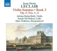 Butterfield / McMahon / Wollston – Leclair: Sonate per violino Op.5 nn.1-4 – CD – NAXOS